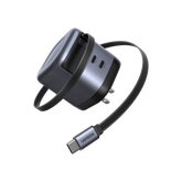 UGREEN Nexode 45W 2-Port Charger with Retractable Cable