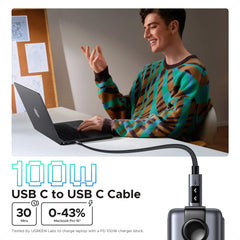 UGREEN Uno USB-C to USB-C Cable 100W