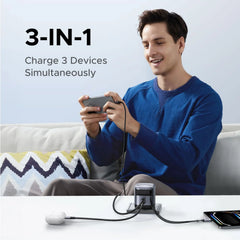 UGREEN Nexode 45W 2-Port Charger with Retractable Cable