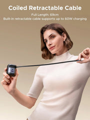UGREEN Nexode 65W Charger with Retractable USB-C Cable