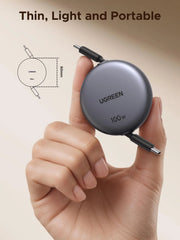 UGREEN Nexode Retractable USB-C Cable 100W
