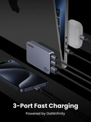 UGREEN Nexode Pro 65W 3-Port Ultra-Slim Charger