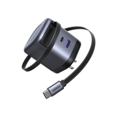 UGREEN Nexode 65W Charger with Retractable USB-C Cable